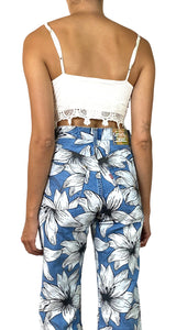 Crop Top Encaje