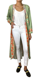 Kimono Floral Verde
