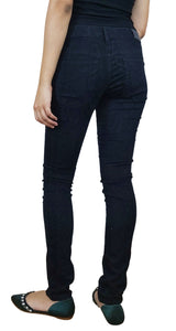 Skinny Jeans Reptil Negro