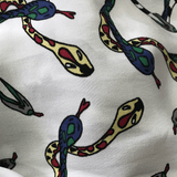 Blusa Blanca Serpientes