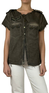 Camisa Military Denim