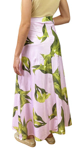 Falda Lila Hojas