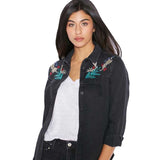 Camisa Denim Bordada