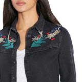 Camisa Denim Bordada