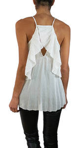 Blusa Blanca con Tiras