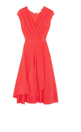 Vestido Plisado Rojo (6538037330055)