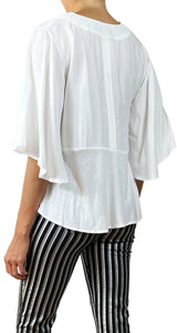 Blusa Blanca Vuelos
