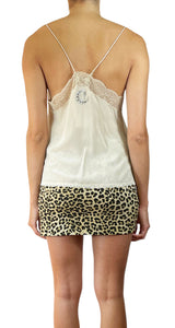 Blusa Beige con Encaje