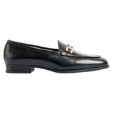Black Leather Loafers