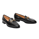 Black Leather Loafers