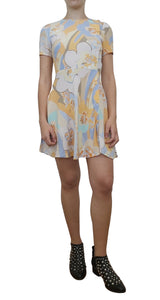 Mini Vestido Floral Multicolor