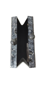 Cartera Mármol Azul