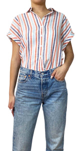 Blusa Lino Rayas