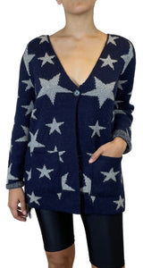 Cardigan Azul Baby Alpaca