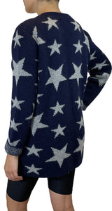 Cardigan Azul Baby Alpaca