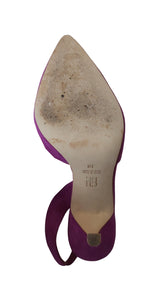 Tacón Gamuza Fucsia