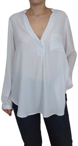 Blusa Manga Larga Blanca