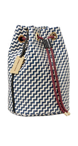 Bolso Saco Trenzado Marfil