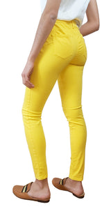 Pantalón Skinny Jeans Amarillo
