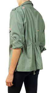 Sobrecamisa Flores Bordadas