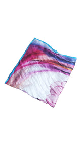 Pañuelo Seda Flores