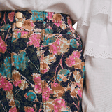 Jogger Cotelé Floral