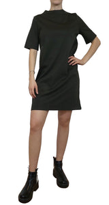 Vestido Boxy Mock Neck