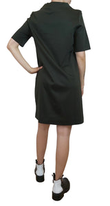 Vestido Boxy Mock Neck