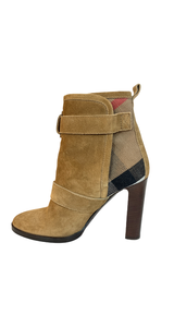 Botines Suede Beige