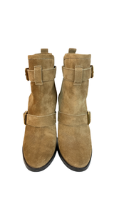 Botines Suede Beige