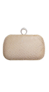 Clutch Dorado con Brillos