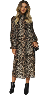 Vestido "Pleated Georgette Dress" (5215085199495)