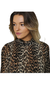 Vestido "Pleated Georgette Dress" (5215085199495)