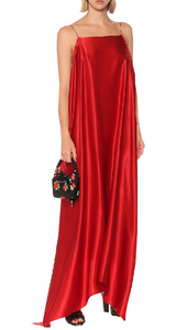 Vestido Meredith Draped Rojo