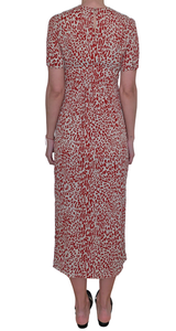 Vestido Maxi Red Animal Print