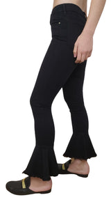 Le Skinny De Jeanne Flounce Flare Jeans
