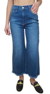Le Palazzo Raw Edge Crop Jeans