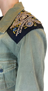 Chaqueta Verde Militar