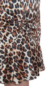 Leopard Print Mini Dress