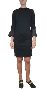 Black Leather Mini Dress