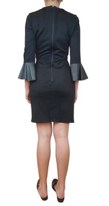 Black Leather Mini Dress