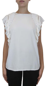Lolana Ruffle-trim Top