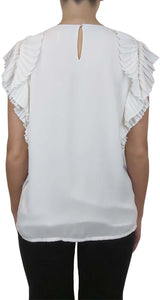 Lolana Ruffle-trim Top