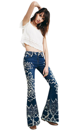 Jeans "Dominica printed Flare" (5220470849671)