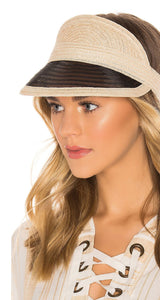 Visera Beige Y Negro