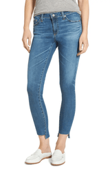 Jeans basta asimétrica "Super skinny ankle" (5220470882439)
