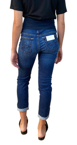 Jeans Cigarette Roll-Up Maternal