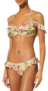 Bikini Amarillo Flores