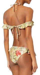 Bikini Amarillo Flores