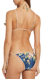 Bikini Azul Flores